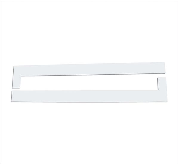 Pavement Stencil, 9 in, Wheel Stop, 1/8