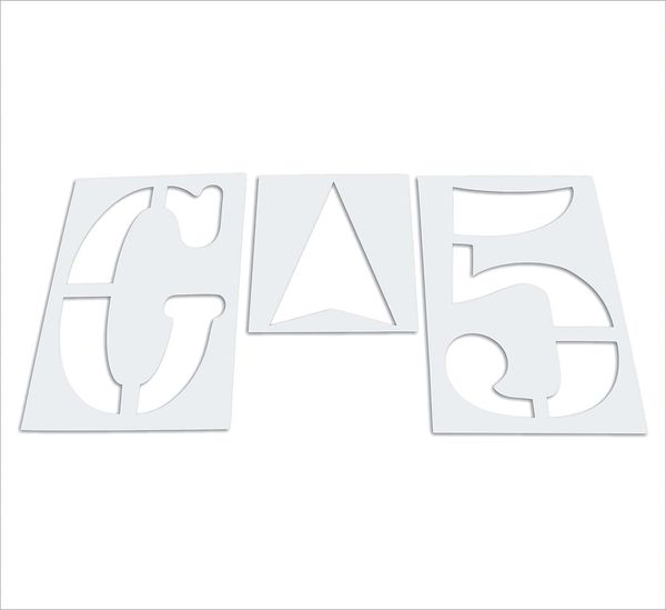 Athletic Stencil, Football, 42 in, 1/16