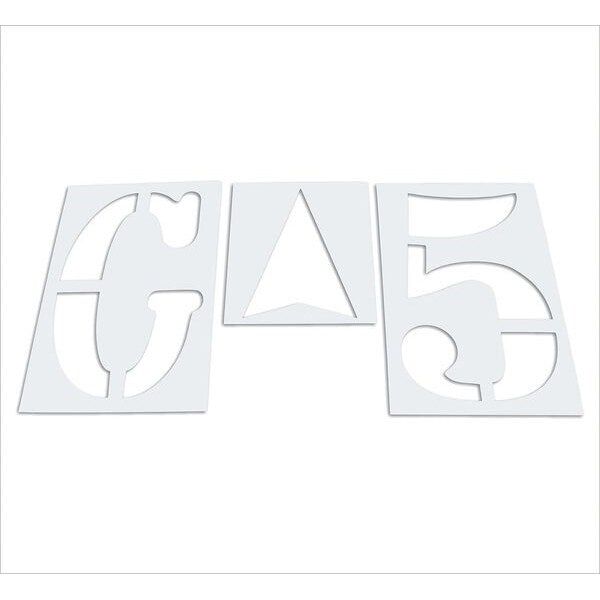 Athletic Stencil, Football, 42 in, 1/8