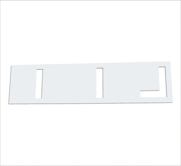 Athletic Stencil, Football, 24 in, 1/8