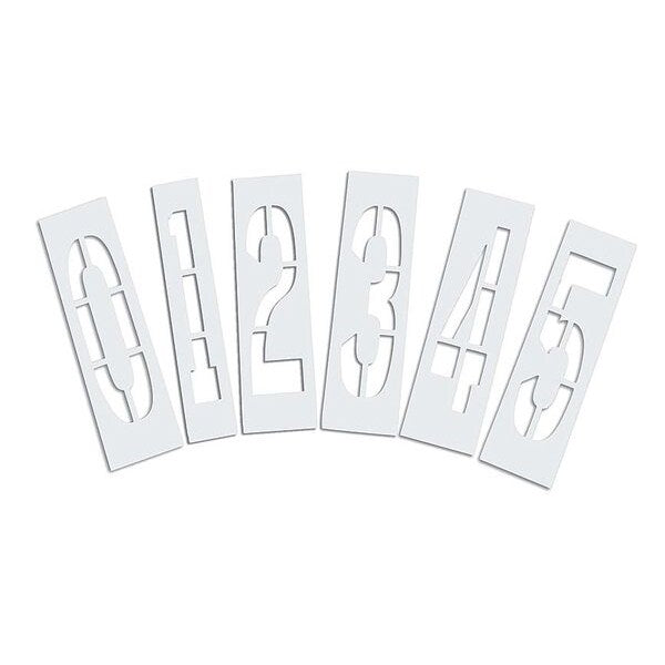 Pavement Stencil, 36 in, Number Kit, 1/8, STL-108-8360