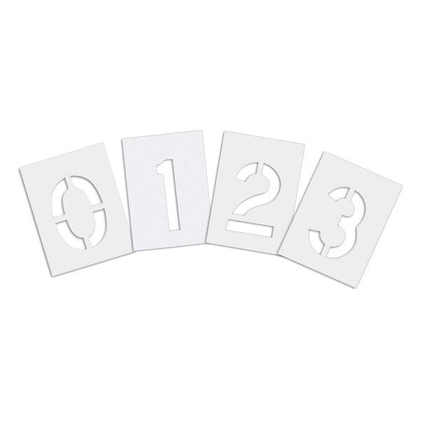 Pavement Stencil, 36 in, Number Kit, 1/8, STL-108-8360W