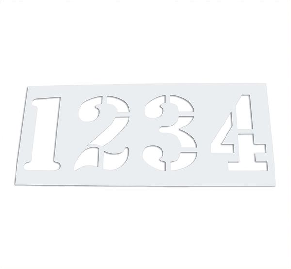 Athletic Stencil, Track & Field, 36 in, 1/8