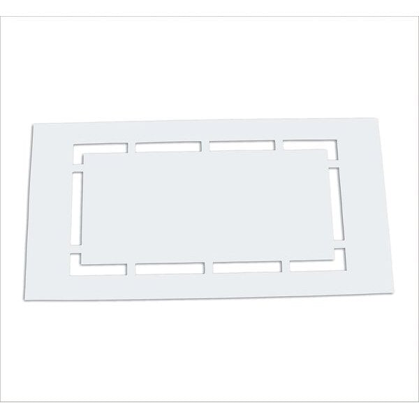Athletic Stencil, Batters Box, 36 in, 1/16