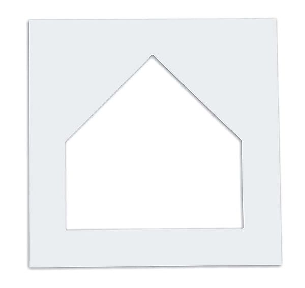 Athletic Stencil, Home Plate, 17 in, 1/8