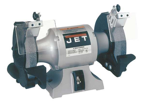 Bench Grinder, 10 in Max. Wheel Dia, 1 in Max. Wheel Thickness, 24/46 Grinding Wheel Grit