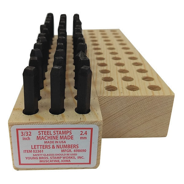 Machine Made Combo Set, 3/32in H, Gothic