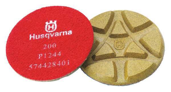 Polishing Pads, 200 Grit, 5 In
