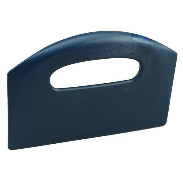 Bench Scraper, Poly, 8-1/2 x 5 In, MD Blue