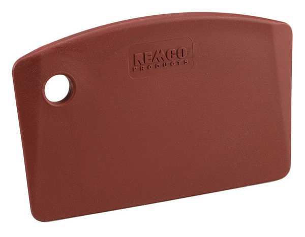 Mini Bench Scraper, 5-1/2 x3-1/2, MD Red