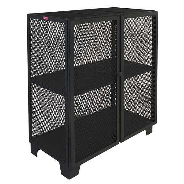 12 ga. Steel Storage Cabinet, 60 in W, 54 in H, Stationary