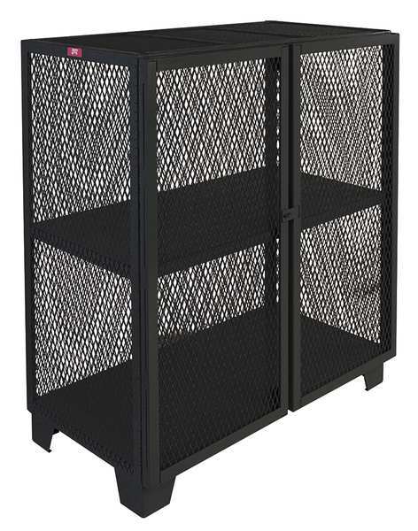 12 ga. Steel Storage Cabinet, 72 in W, 54 in H, Stationary