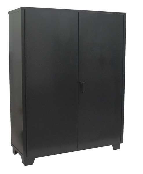 12 ga. Steel Storage Cabinet, 48 in W, 78 in H, Stationary