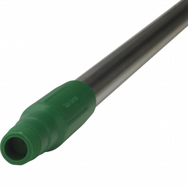 1510mm Color Coded Handle, 1 1/4 in Dia, Green, Stainless Steel