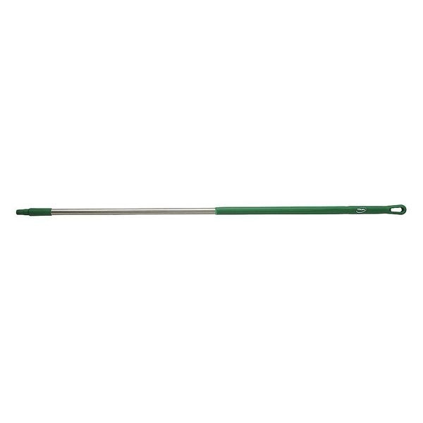 1510mm Color Coded Handle, 1 1/4 in Dia, Green, Stainless Steel