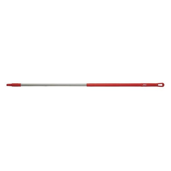 1510mm Color Coded Handle, 1 1/4 in Dia, Red, Stainless Steel