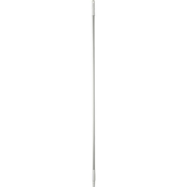 1460mm Color Coded Handle, 1 in Dia, White, Aluminum