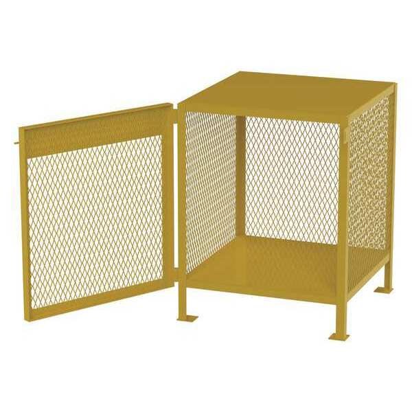 Gas Cylinder Cabinet, 33x33, Capacity 4