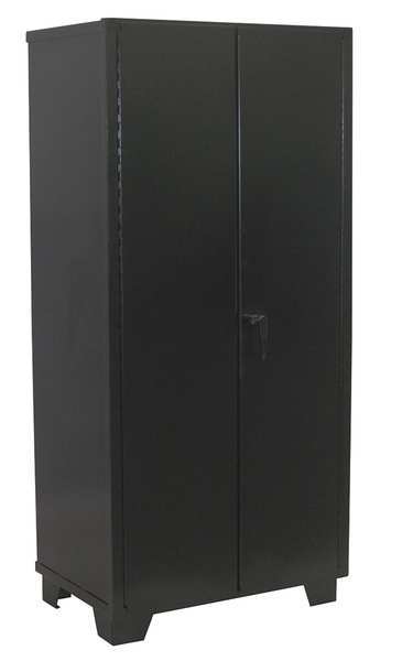 14 ga. Steel Storage Cabinet, 48 in W, 78 in H, Stationary