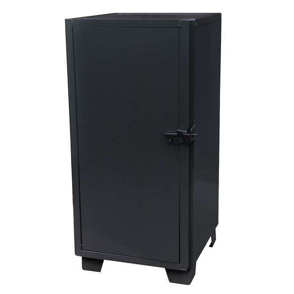 12 ga. Steel Storage Cabinet, 24 in W, 54 in H, Stationary