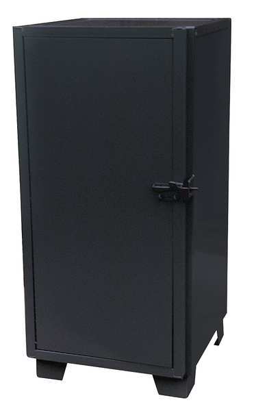 12 ga. Steel Storage Cabinet, 24 in W, 66 in H, Stationary