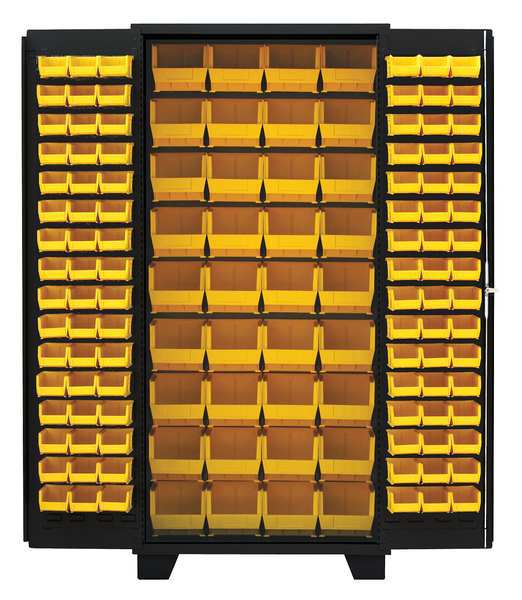 Extra-Heavy Duty Bin Cabinet, 36 in W, 78 in H, 24