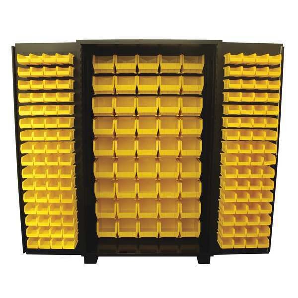 Extra-Heavy Duty Bin Cabinet, 48 in W, 78 in H, 24