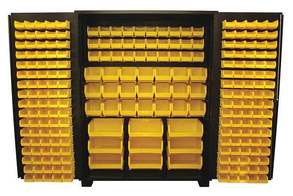 Extra-Heavy Duty Bin Cabinet, 60 in W, 78 in H, 24