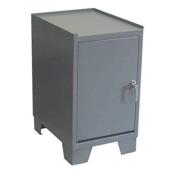 14 ga. Steel Storage Cabinet, 18 in W, 33 in H, Stationary