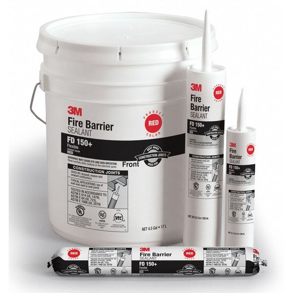 Fire Barrier Sealant, 4.5 gal., Red
