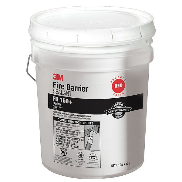 Fire Barrier Sealant, 4.5 gal., Red