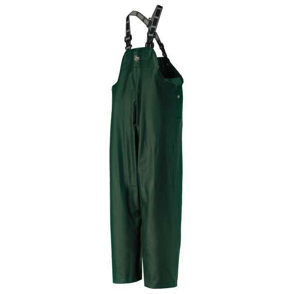 Rain Bib Overall, Green, XL, Size: Xl