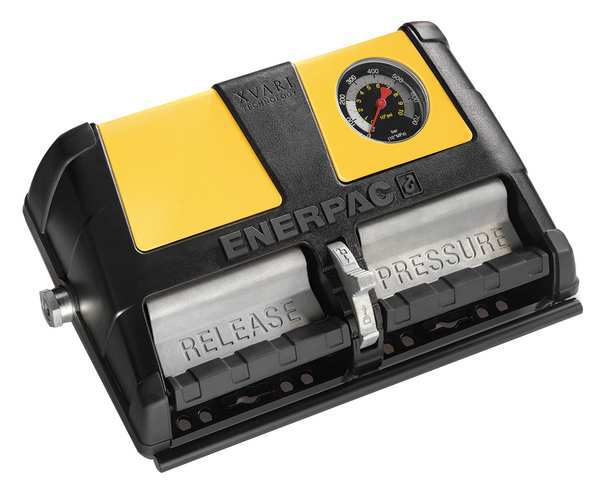 XA11G, Air Driven Hydraulic Pump, 3/3 Valve, 61 in3 Oil, Pressure Gauge, For Single-Acting Tools