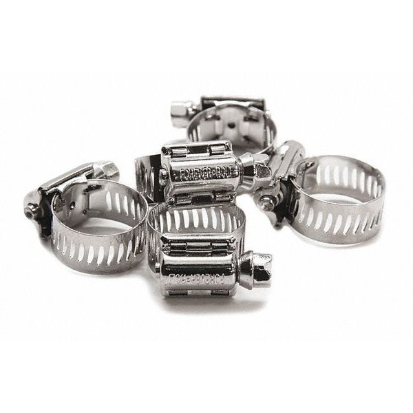 S/S, Hose Clamp, w/ NL-19, #8, PK5