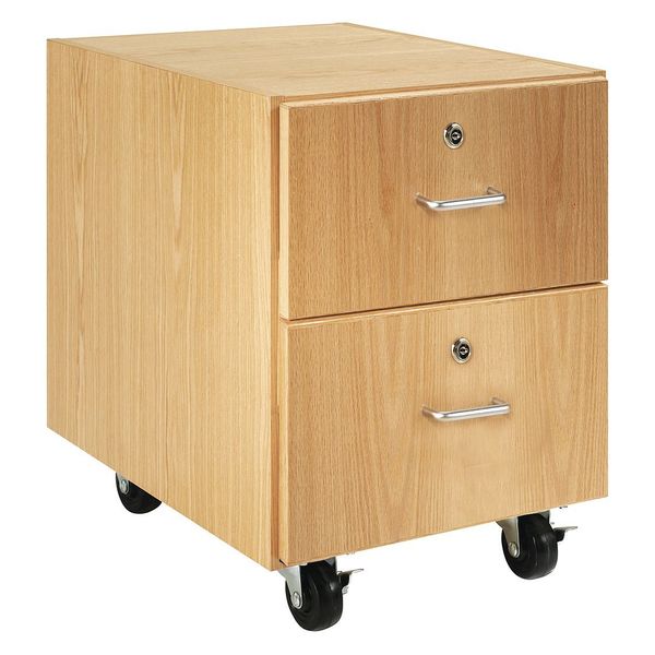 Red Oak Storage Cabinet, 24 in W, 30 in H