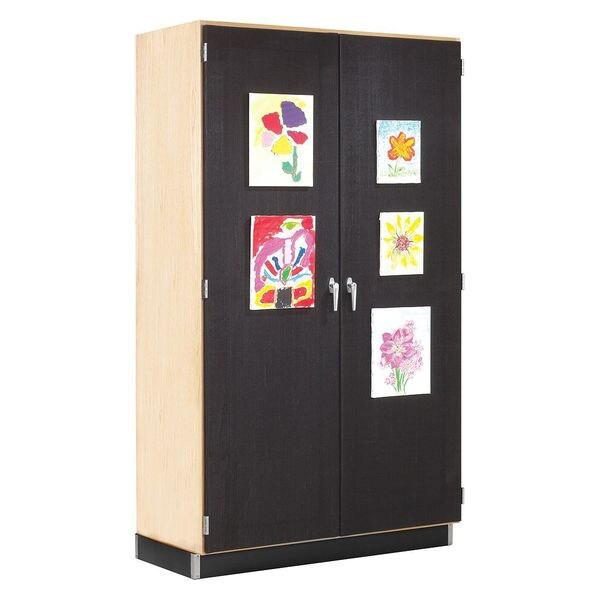Maple Storage Cabinet, 48 in W, 84 in H
