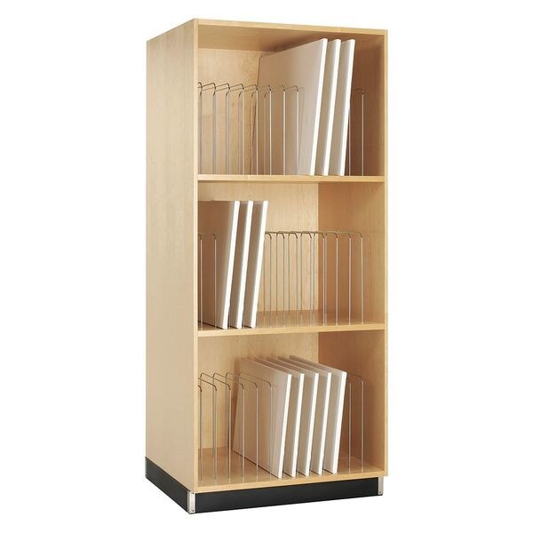 Maple Storage Cabinet, 36 in W, 84 in H