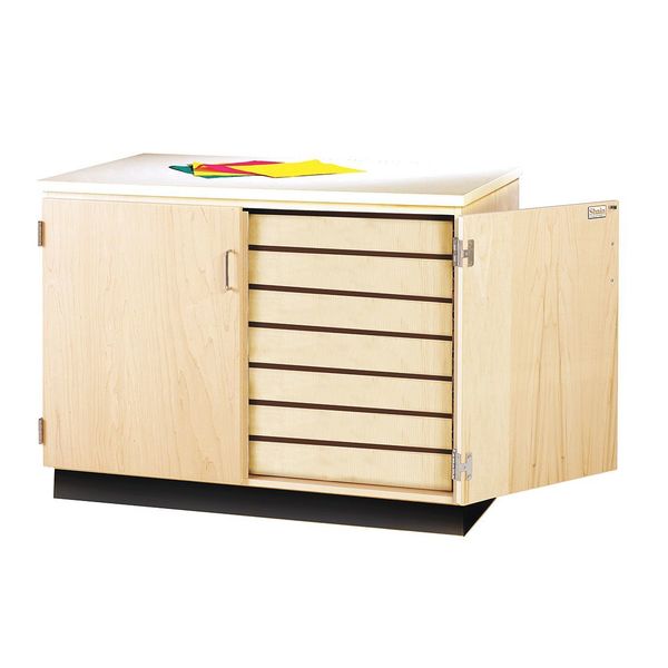 Maple Storage Cabinet, 50 in W, 36 in H