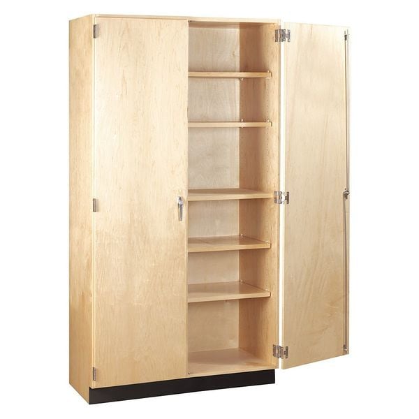 Maple Storage Cabinet, 30 in W, 84 in H
