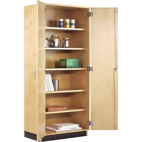 Maple Storage Cabinet, 36 in W, 84 in H