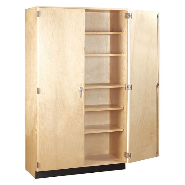 Maple Storage Cabinet, 48 in W, 84 in H