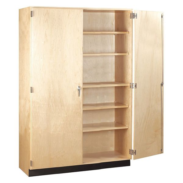 Maple Storage Cabinet, 60 in W, 84 in H