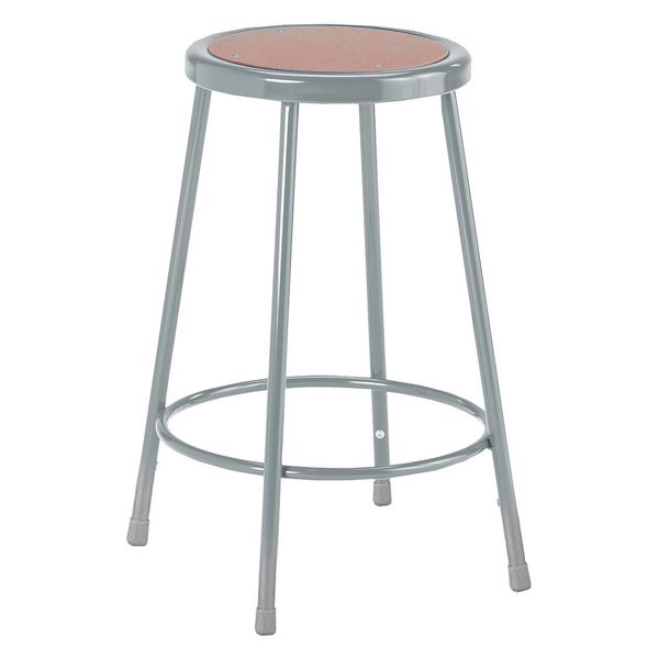 Stool, Steel, Hardboard Seat, 24