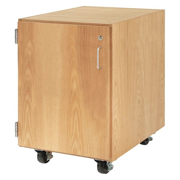 Red Oak Storage Cabinet, 24 in W, 30 in H