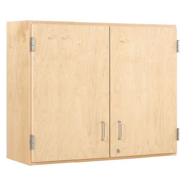 Red Oak Wall Storage Cabinet, 30 in W, 30 in H