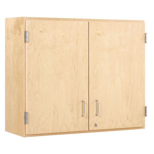 Maple Wall Storage Cabinet, 36 in W, 30 in H