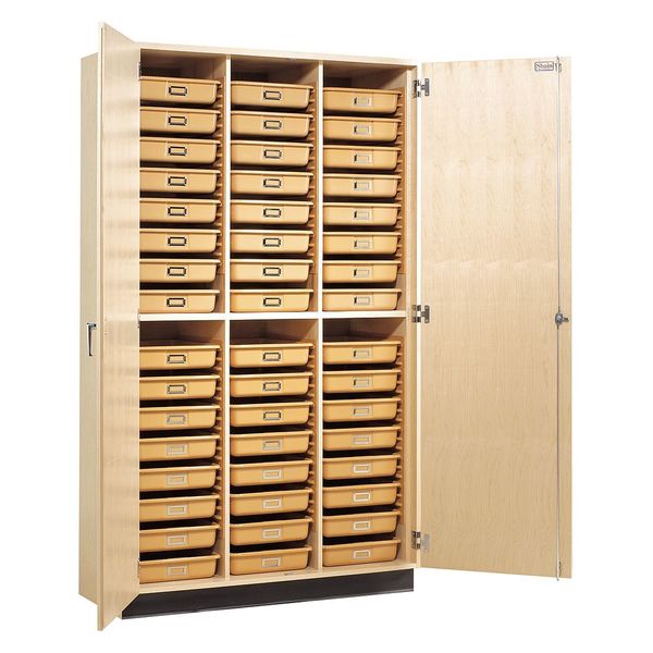 Maple Storage Cabinet, 48 in W, 84 in H