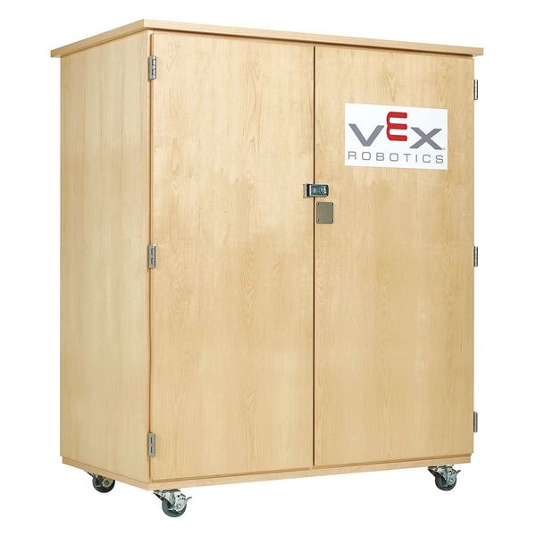 Maple Storage Cabinet, 50 in W, 53 in H