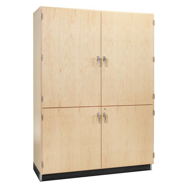 Maple Tool Storage Cabinet, 60 in W, 84 in H