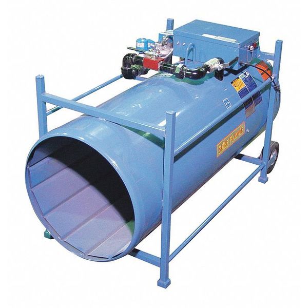 Gas Forced Air Heater, Vapor Propane, Natural Gas, 7000 cfm, 32